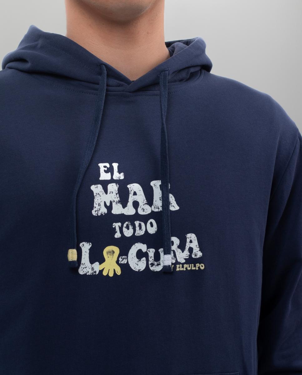 Sudadera hombre - El Pulpo - Azul marino Azul marino-2