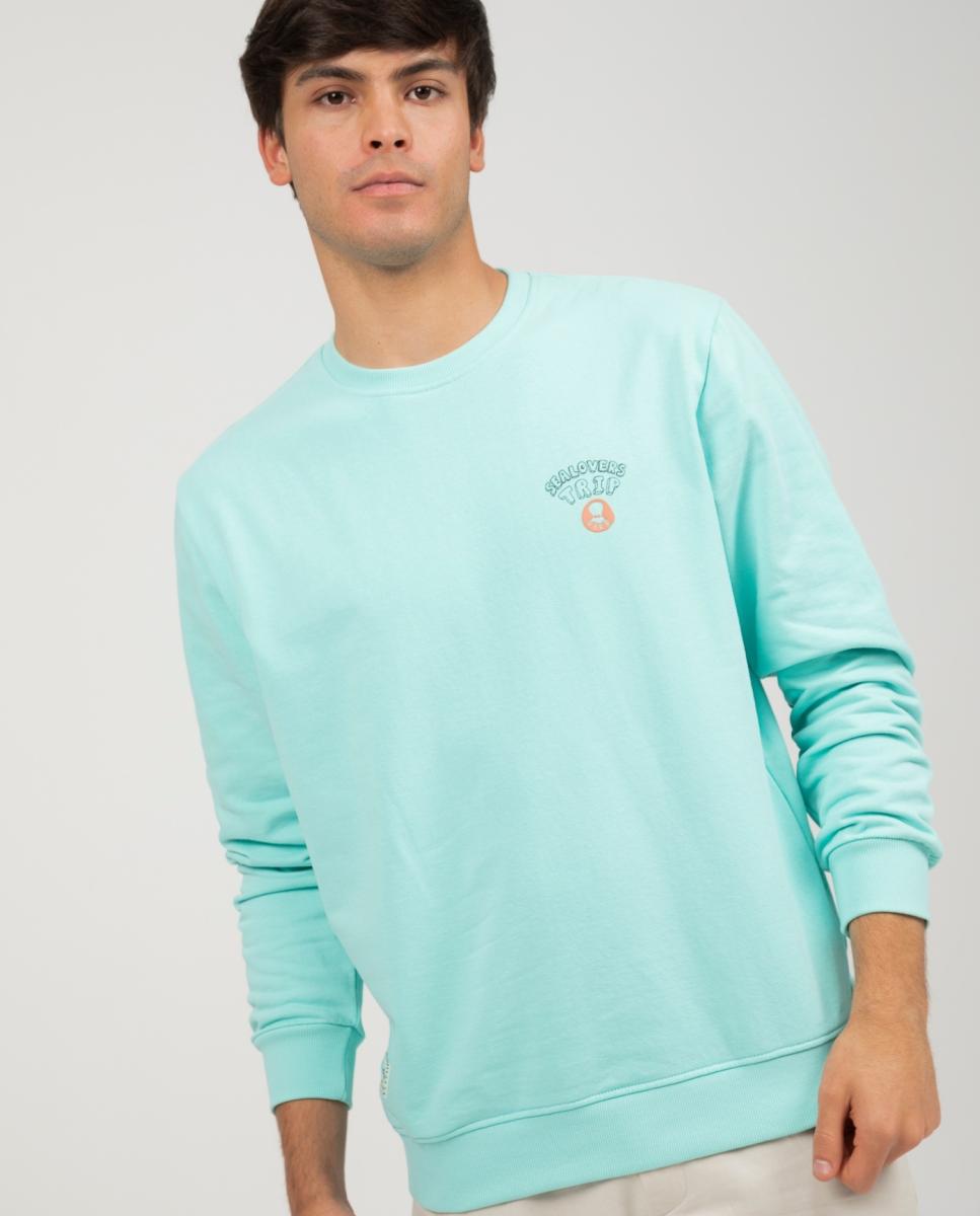 Imagen 0 de Sudadera hombre Verde Agua