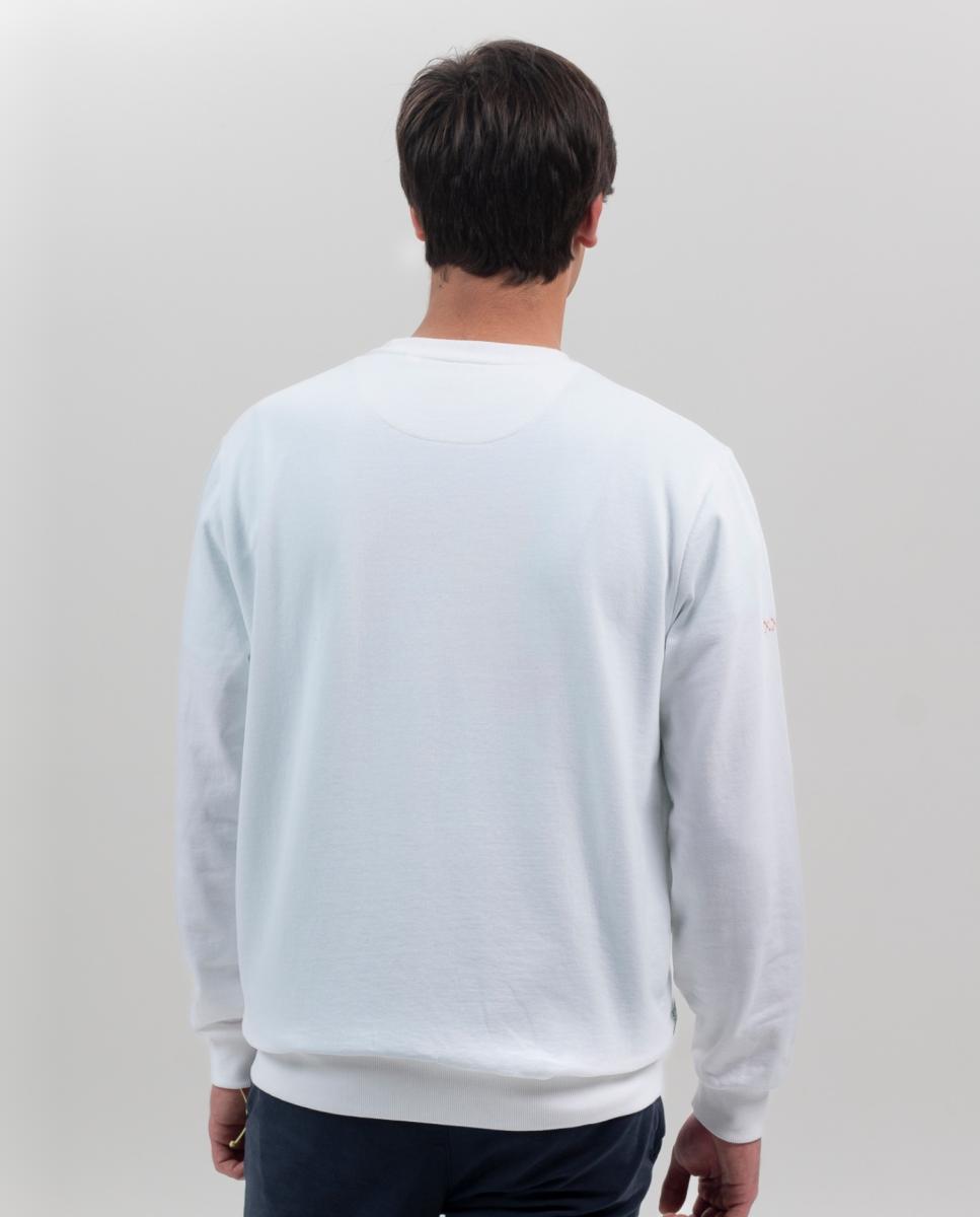 Sudadera hombre - El Pulpo - Blanco Blanco-2