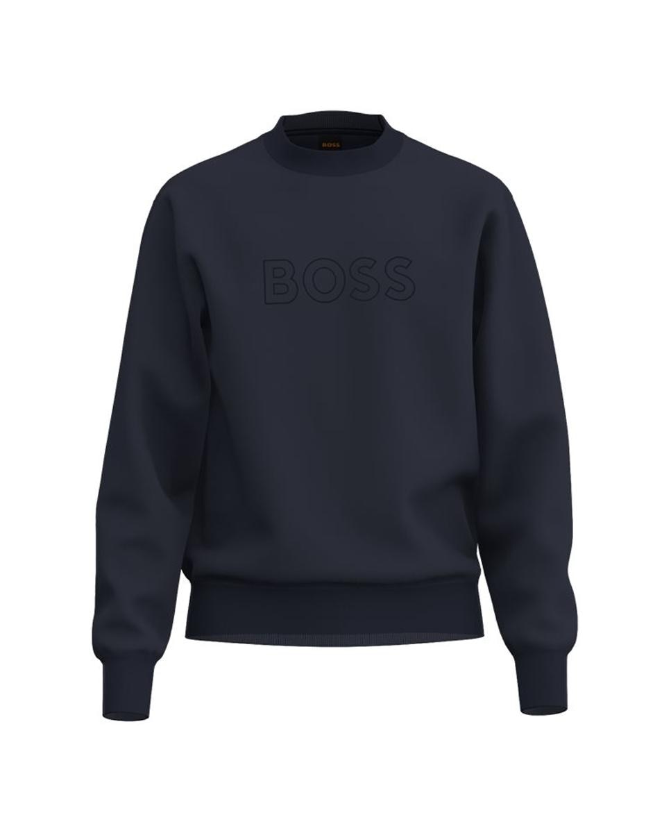 Sudadera manga larga de hombre. - Boss - Azul Azul-1