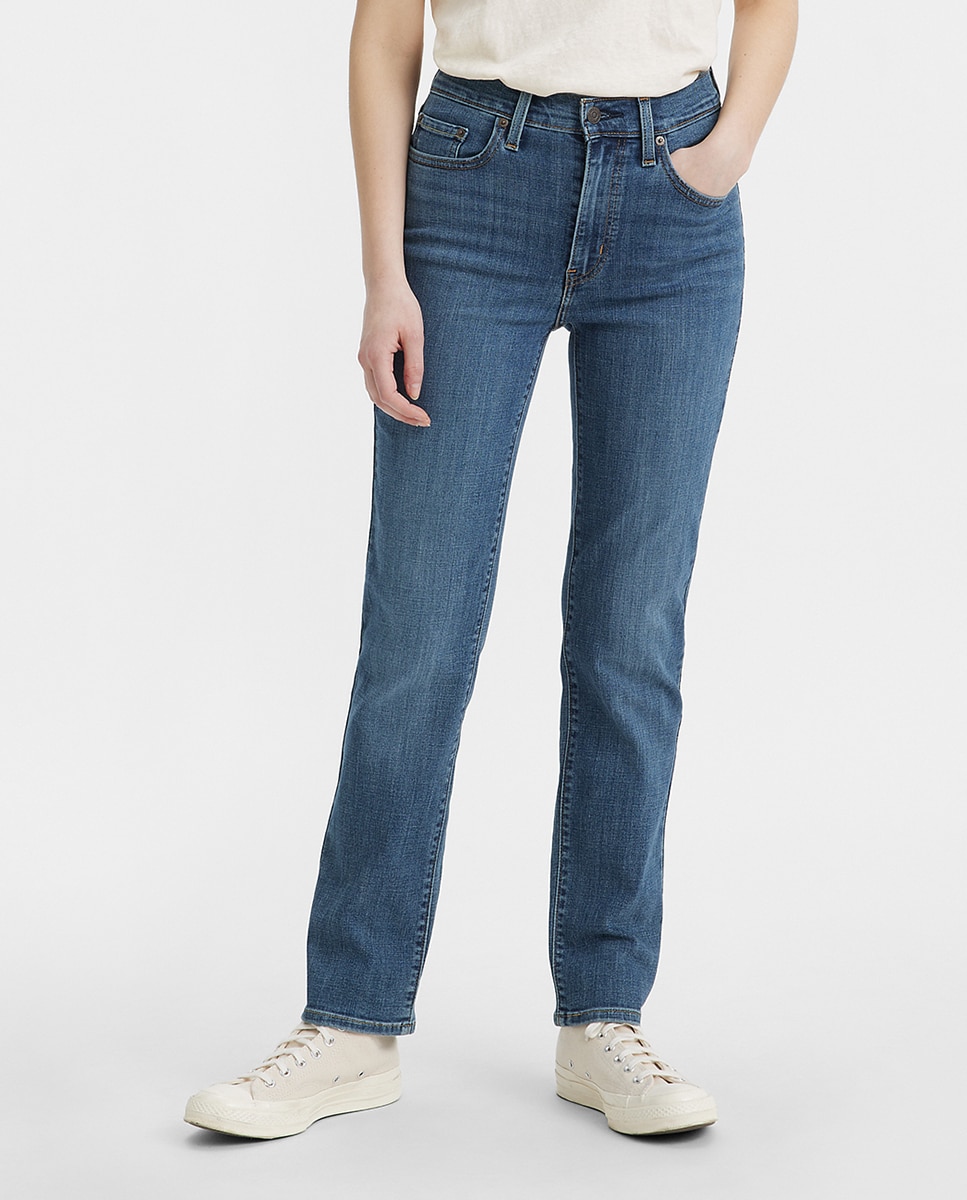 Jeans 724™ High Rise Straight Azul-2