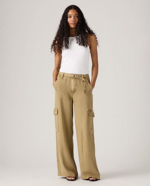 Imagen 0 de Pantalón recto de mujer Baggy Dad Cargo™