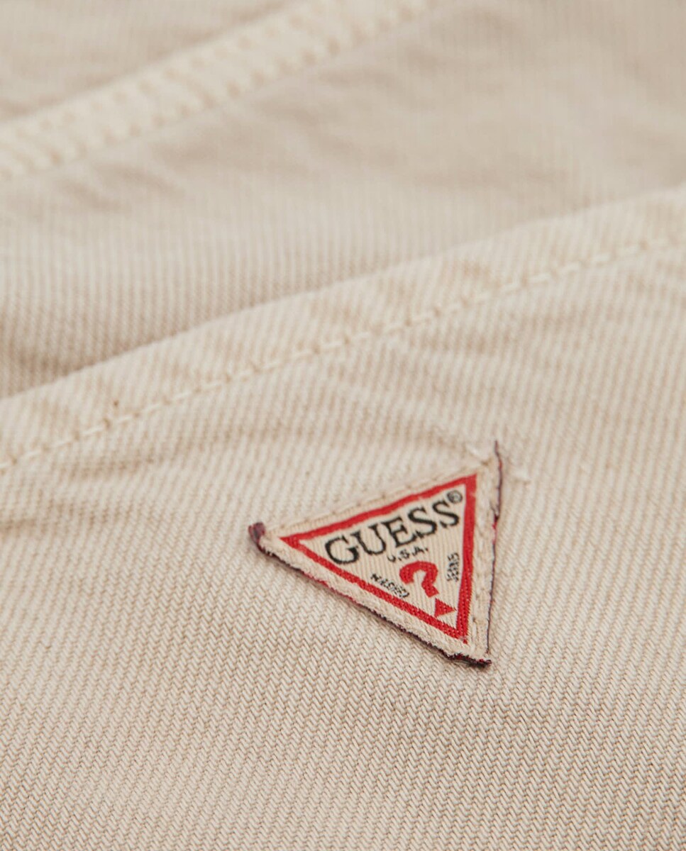 Calças de mulher Bege-5