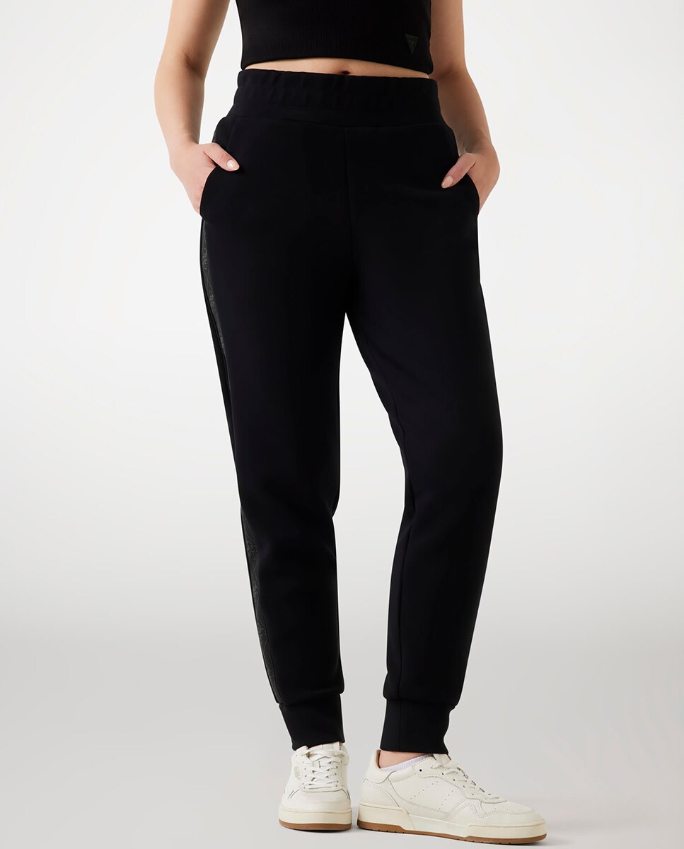 Calças de mulher Preto-3