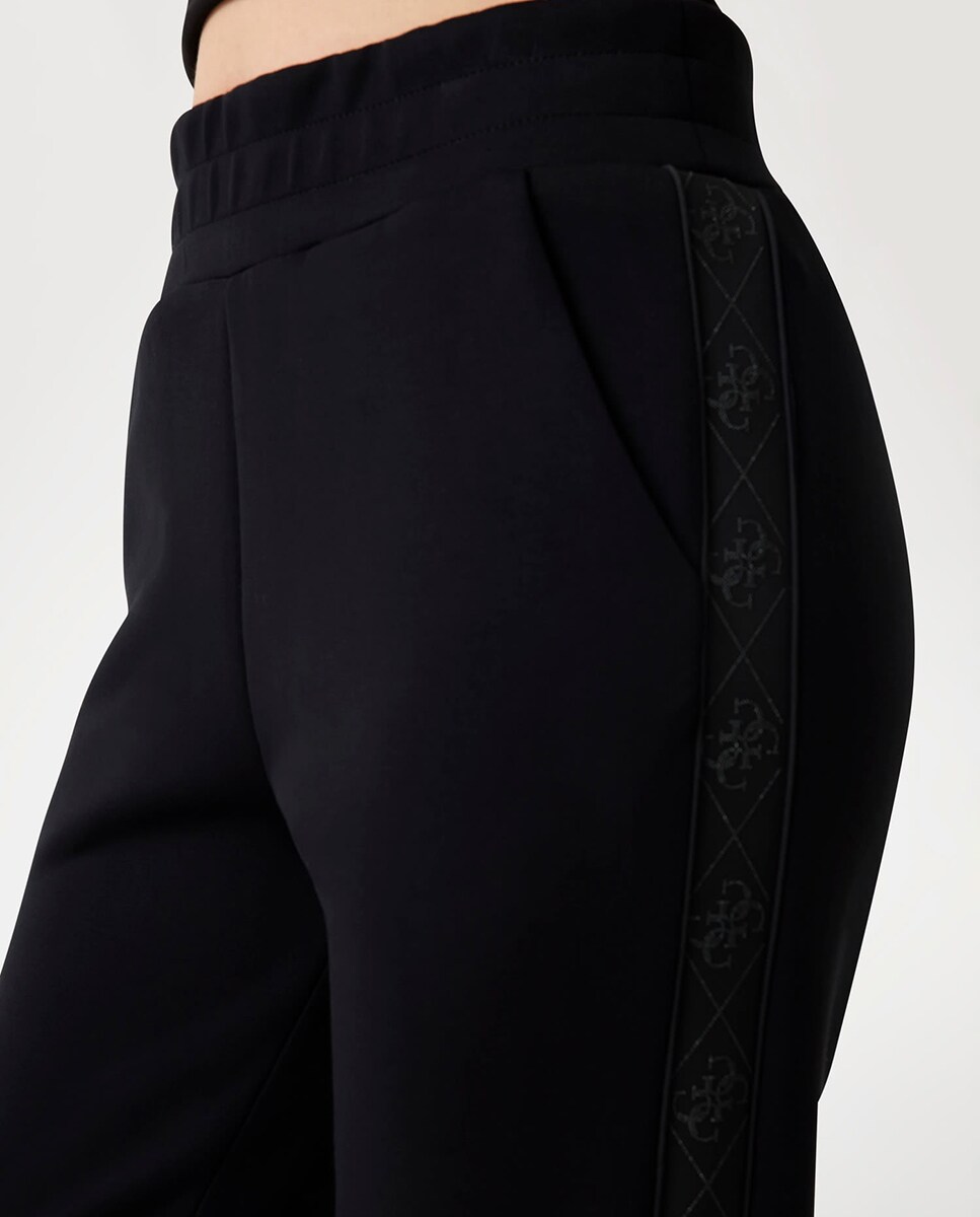 Calças de mulher Preto-4