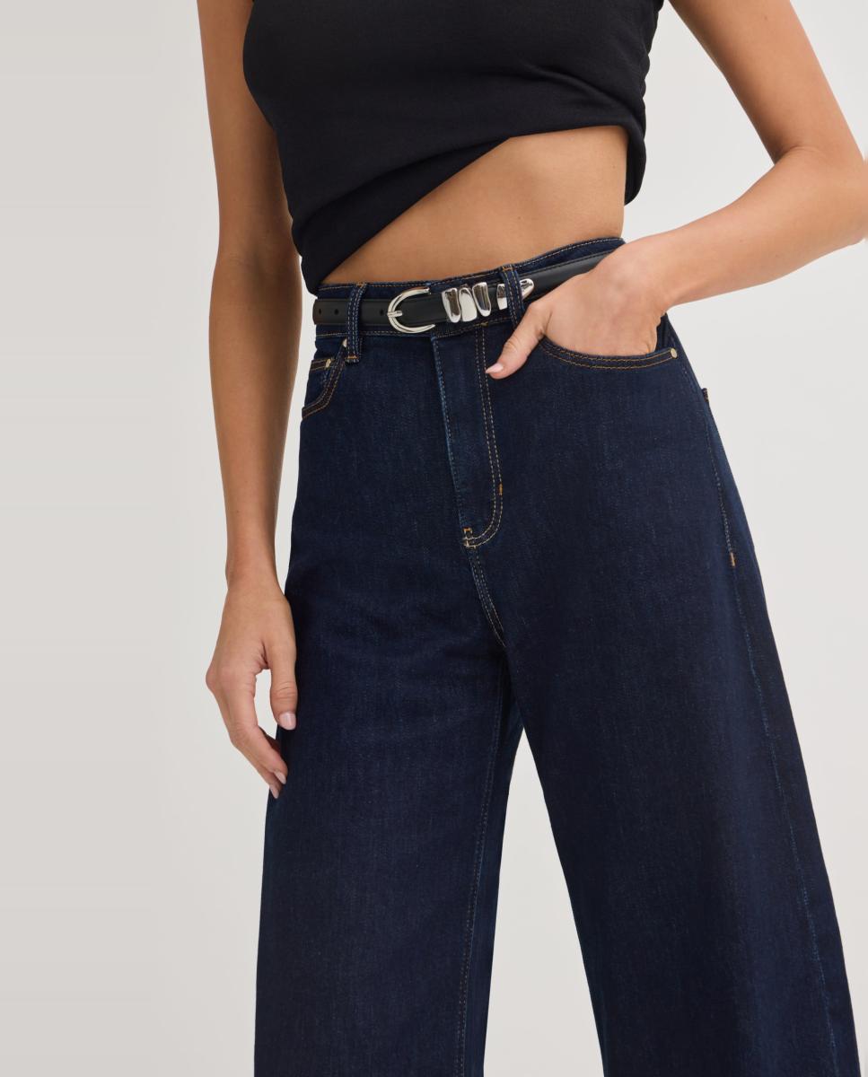 Denim largo de mujer - Guess - Azul índigo Azul índigo-4