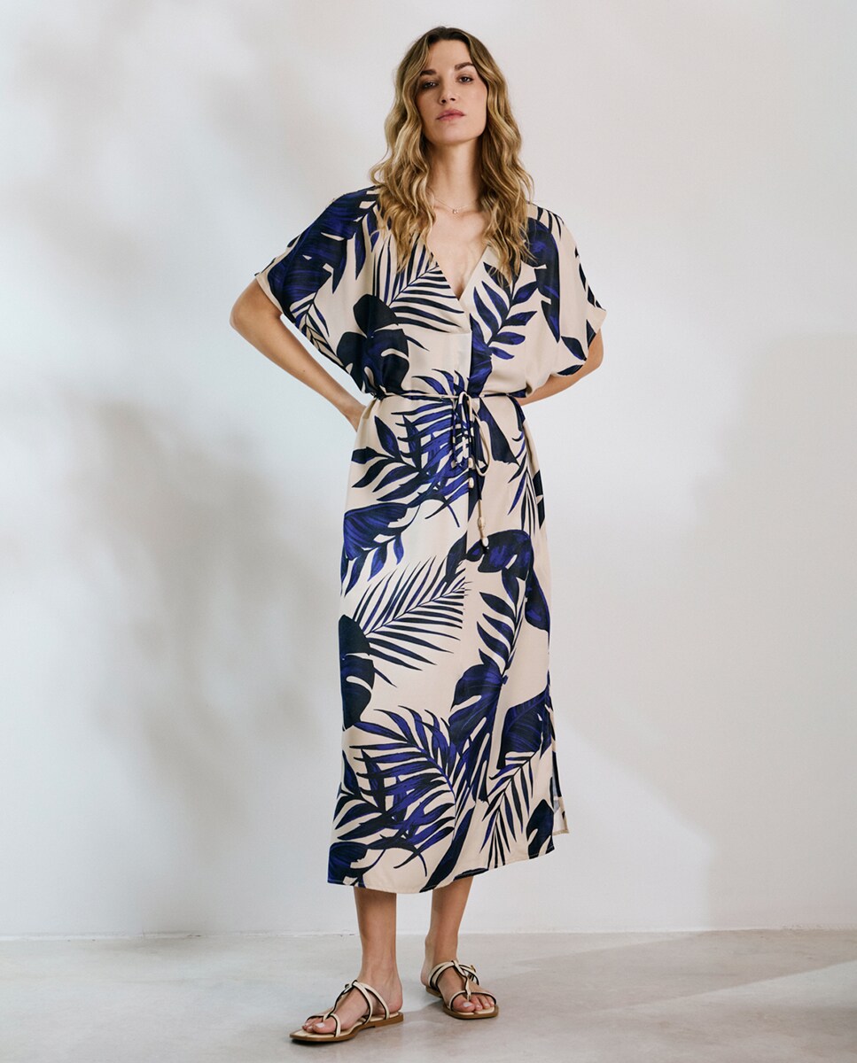 Vestido midi manga corta · Vero Moda · El Corte Inglés