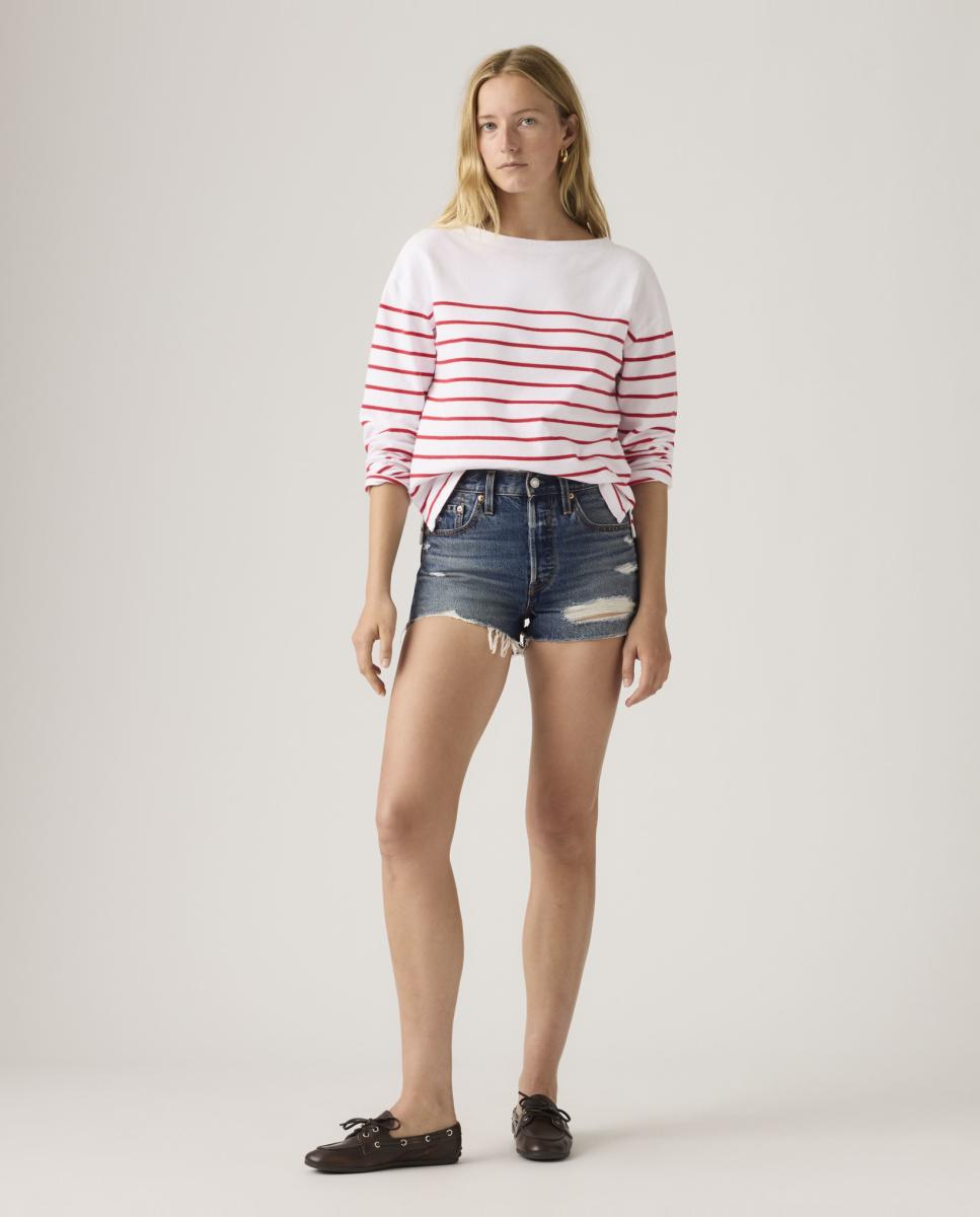 Imagem 0 de Calções de Ganga 501® Original com Cintura Média