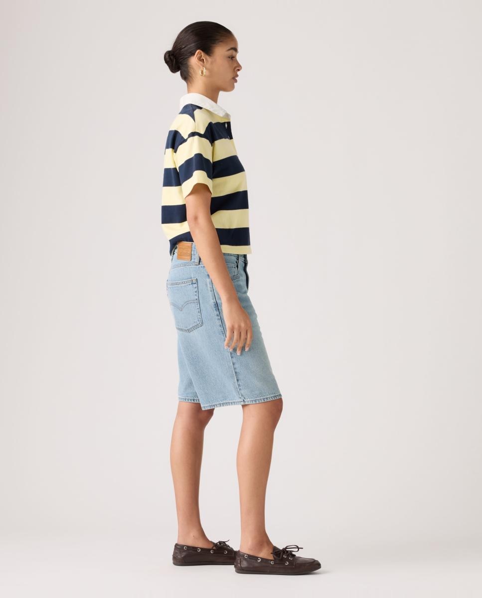 Calções de Ganga Baggy Dad Jort™ Azul-claro-4