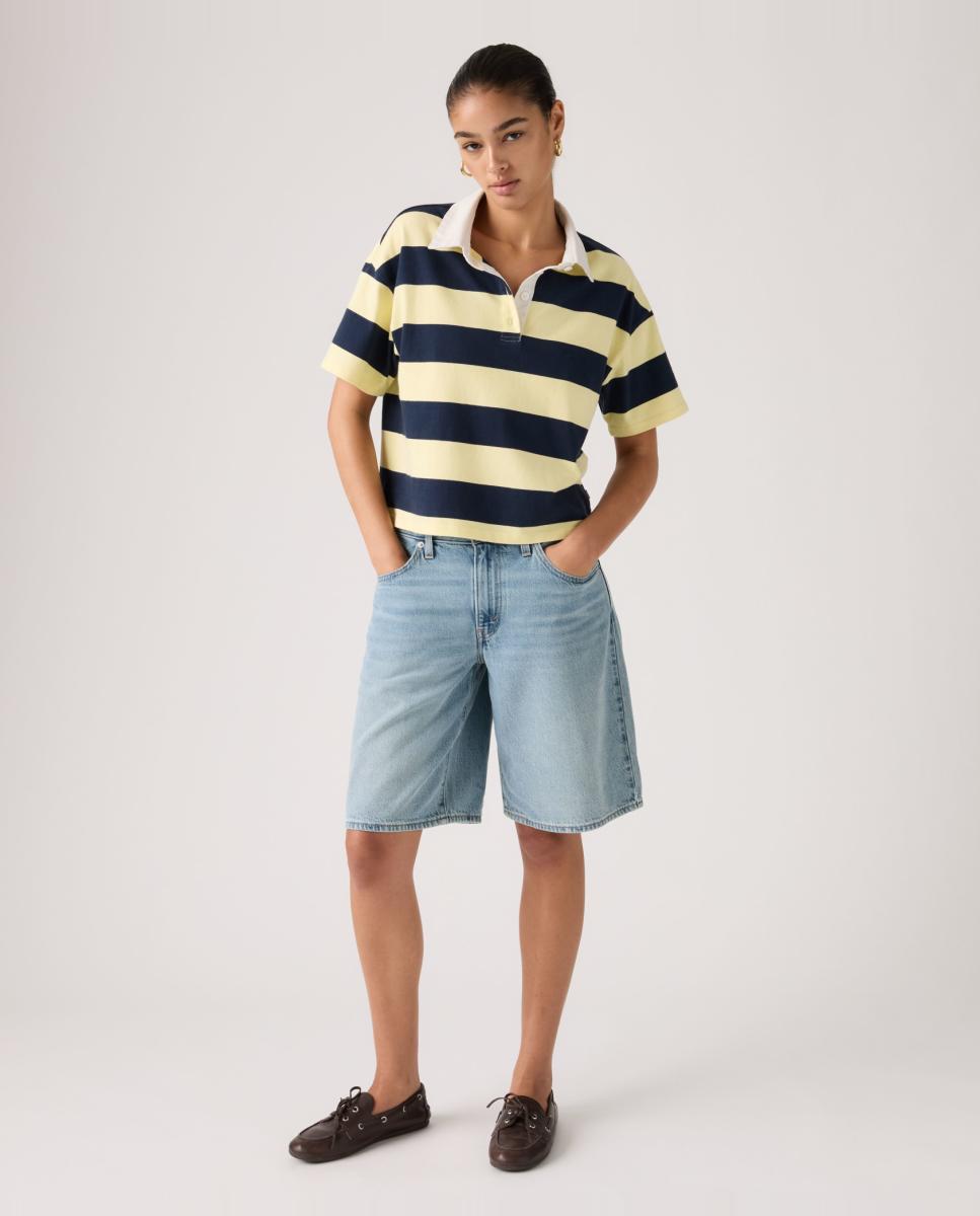 Calções de Ganga Baggy Dad Jort™ Azul-claro-5