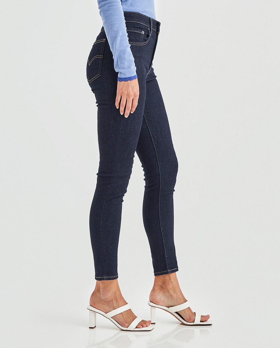 Jeans 721? Skinny com Lavagem Escura Azul-marinho-4