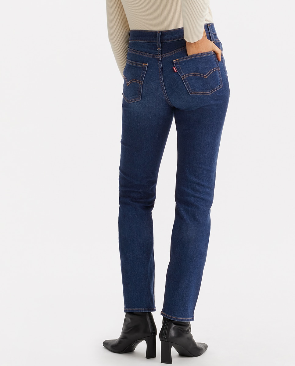 Jeans 724? High Rise Straight Azul-índigo-3