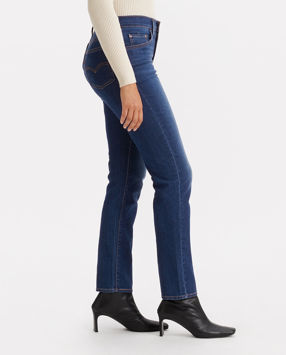Jeans 724? High Rise Straight Azul-índigo-4