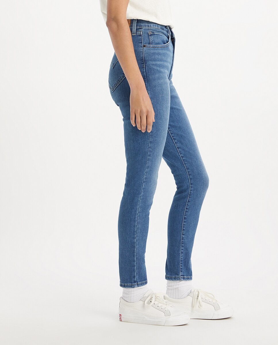 Jeans Retro High Skinny™ Azul-índigo-4