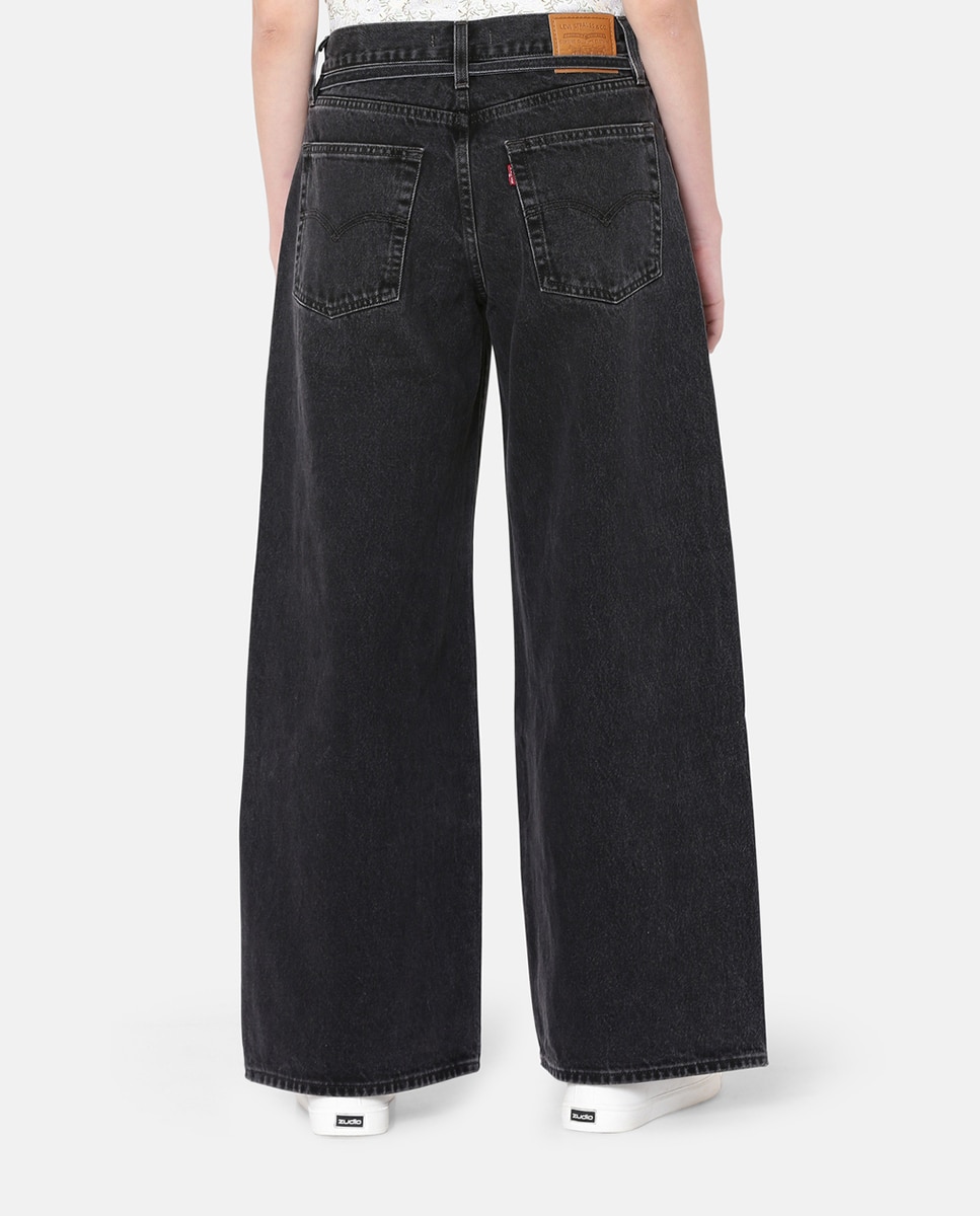 Jeans XL Straight? Preto-3