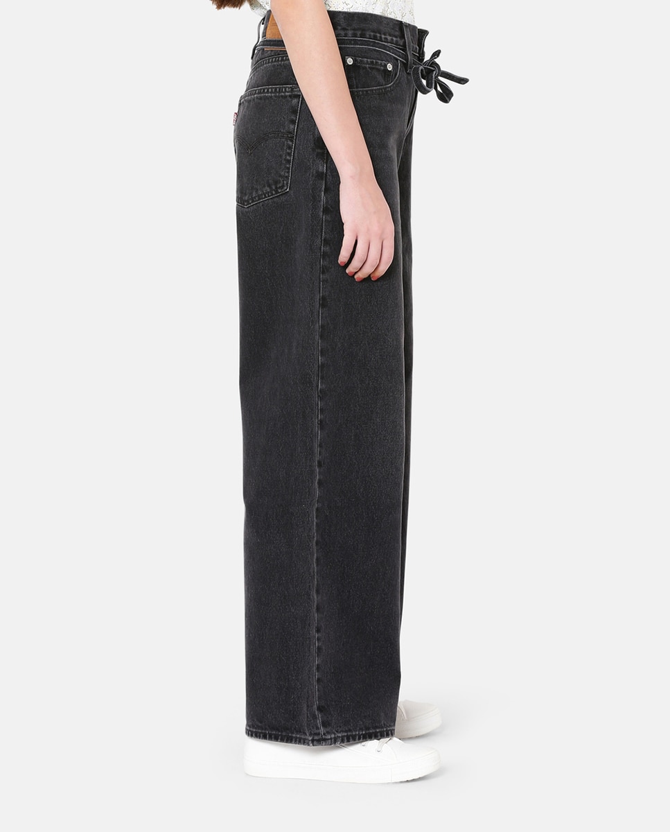 Jeans XL Straight? Preto-4