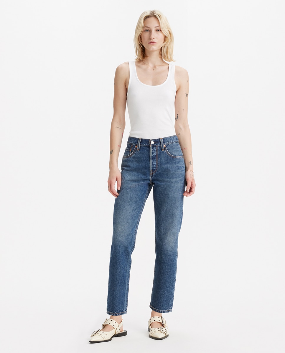 Jeans 501® Crop Azul-índigo-1
