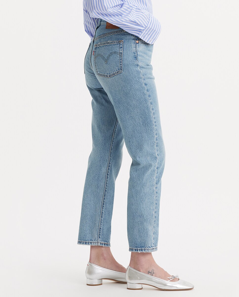 Jeans 501® Crop Azul-4