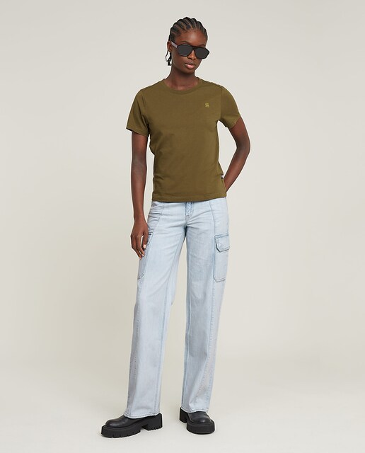 Imagen 0 de Jeans Judee de corte amplio y talle bajo de mujer