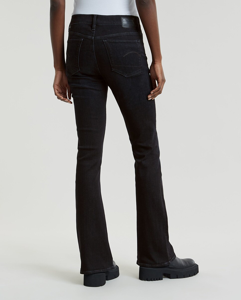 Jeans G-Star 3301 Flare Preto-2