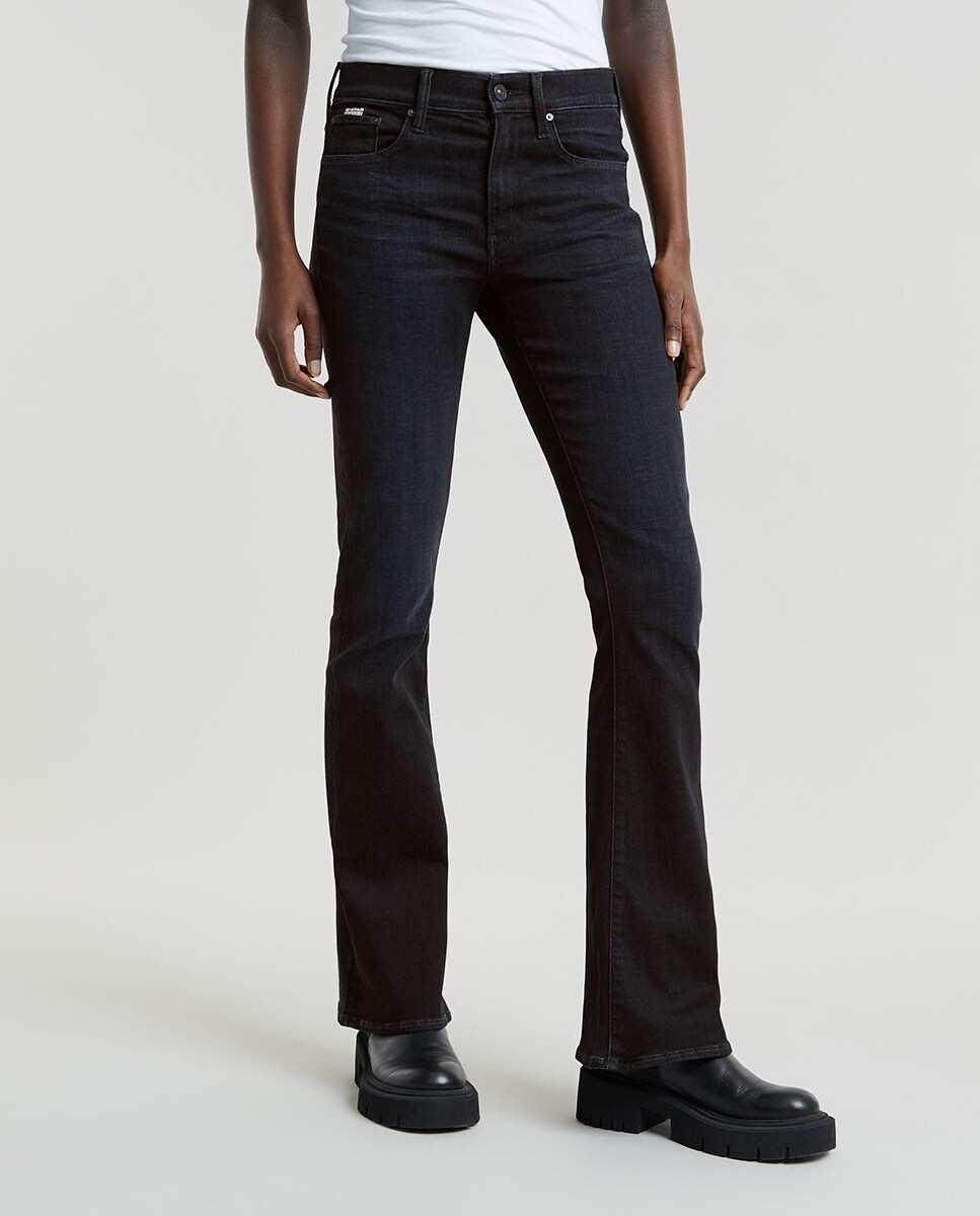 Jeans G-Star 3301 Flare Preto-4