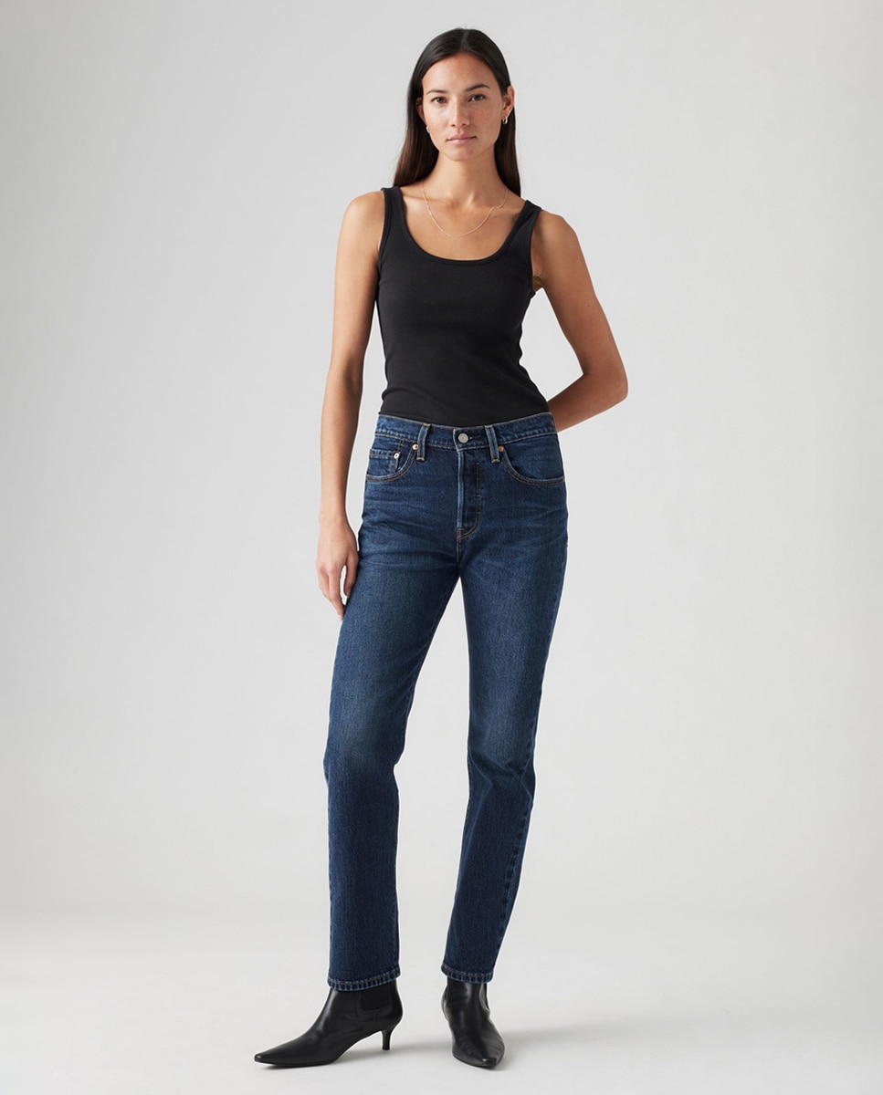 Jeans Straight 501® Jeans for Women Azul-marinho-1
