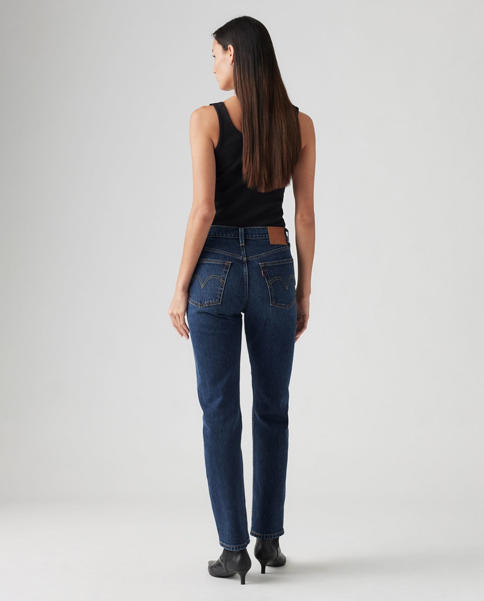 Jeans Straight 501® Jeans for Women Azul-marinho-2