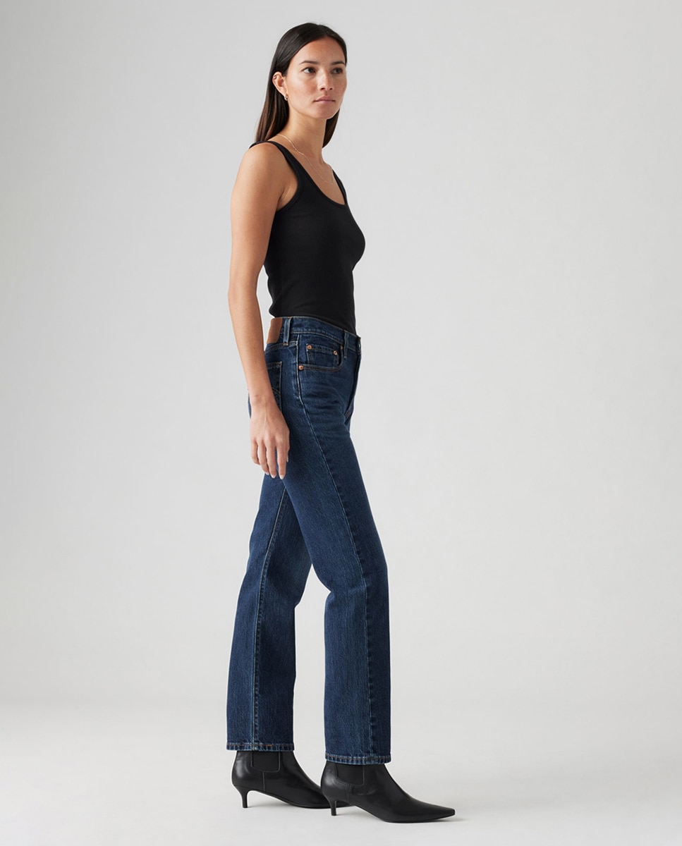 Jeans Straight 501® Jeans for Women Azul-marinho-4