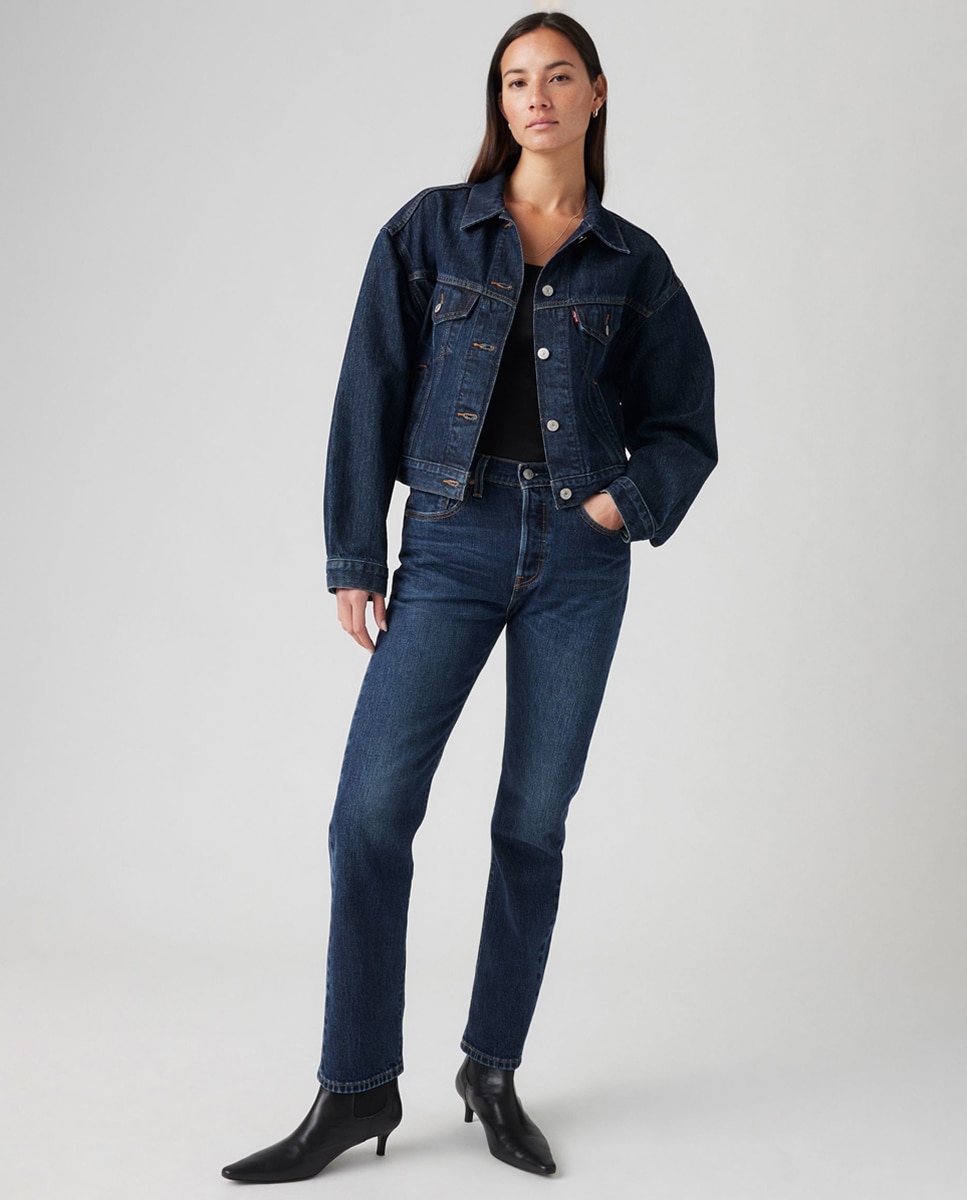Jeans Straight 501® Jeans for Women Azul-marinho-5