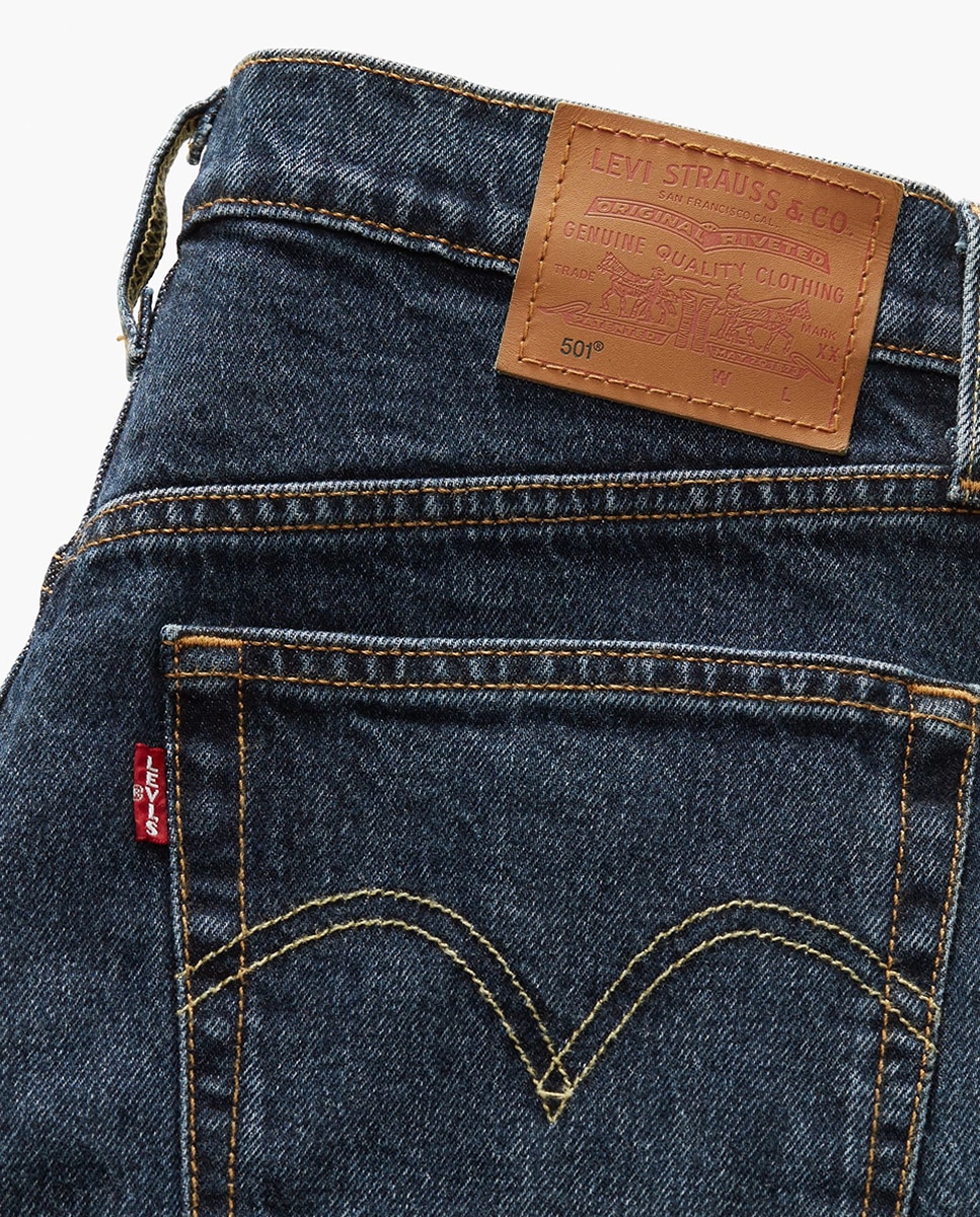 Jeans Straight 501® Jeans for Women Azul-marinho-7