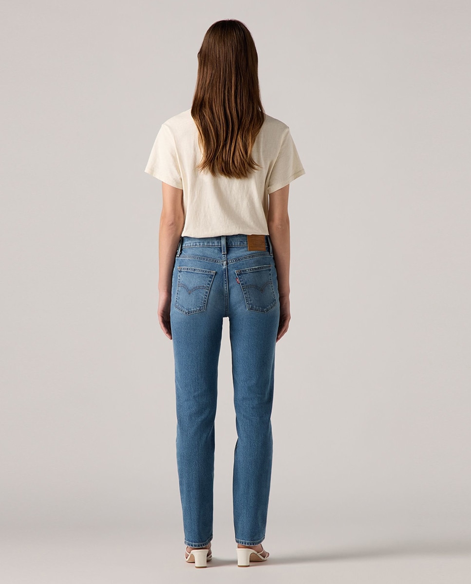 Jeans Straight 724™ High Rise de Cintura Subida Azul-2