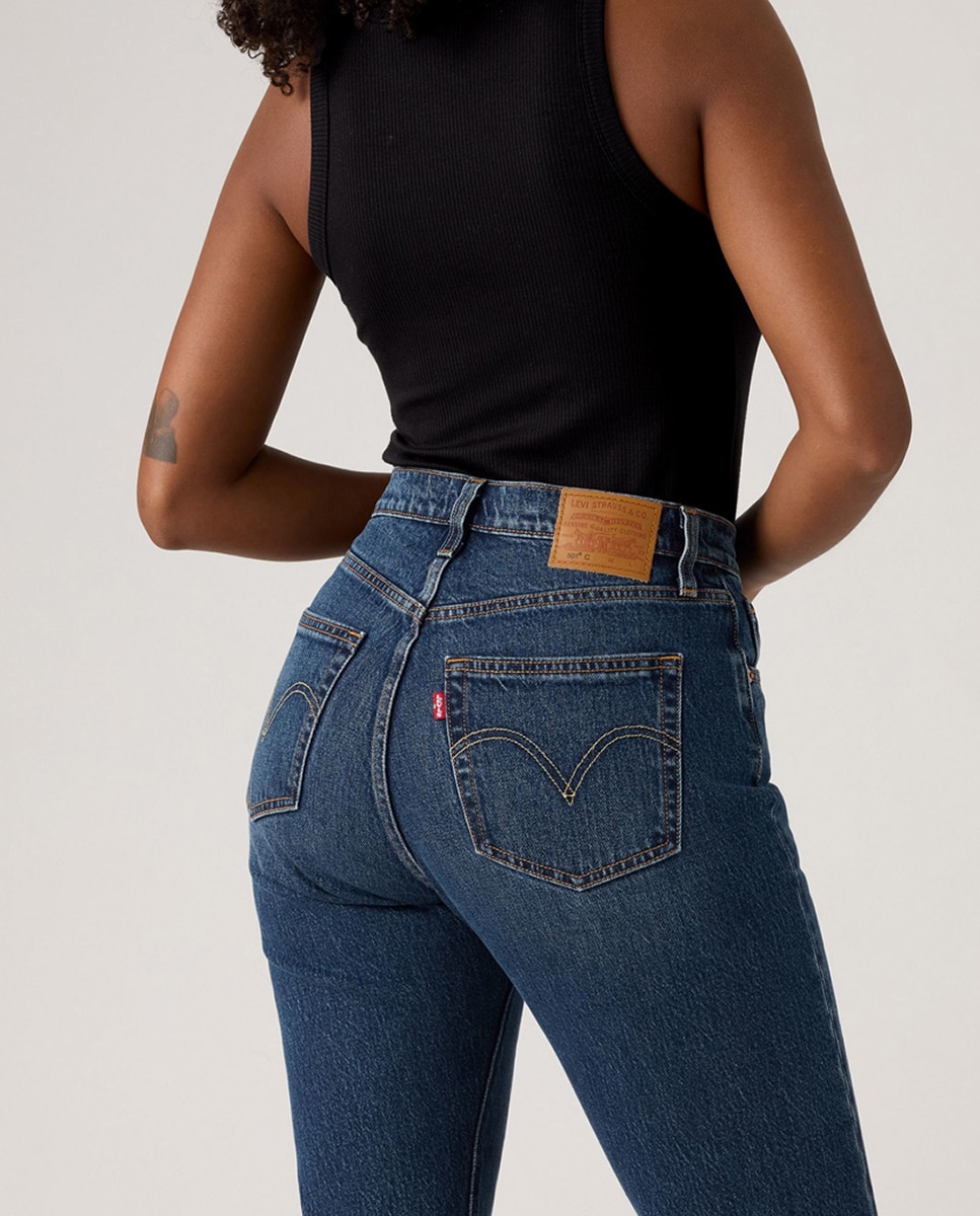 Jeans Straight 501® Curve Azul-marinho-6