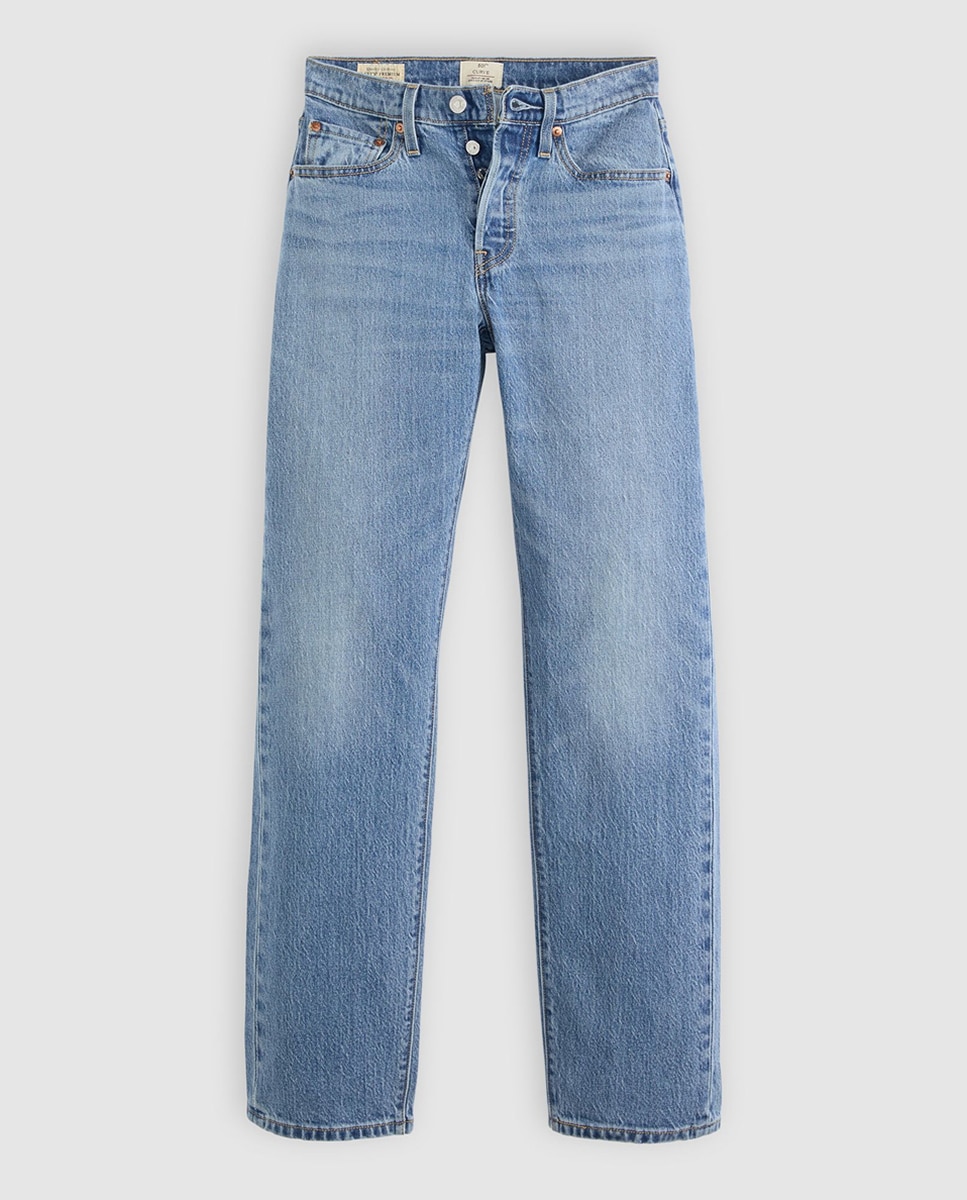 Jeans Straight 501® Curve Azul-7
