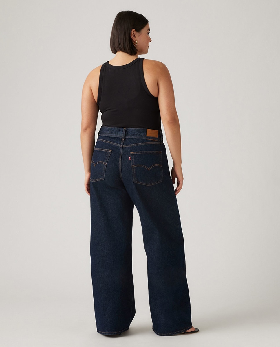 Jeans Straight XL Straight™ de Cintura Média Azul-índigo-2