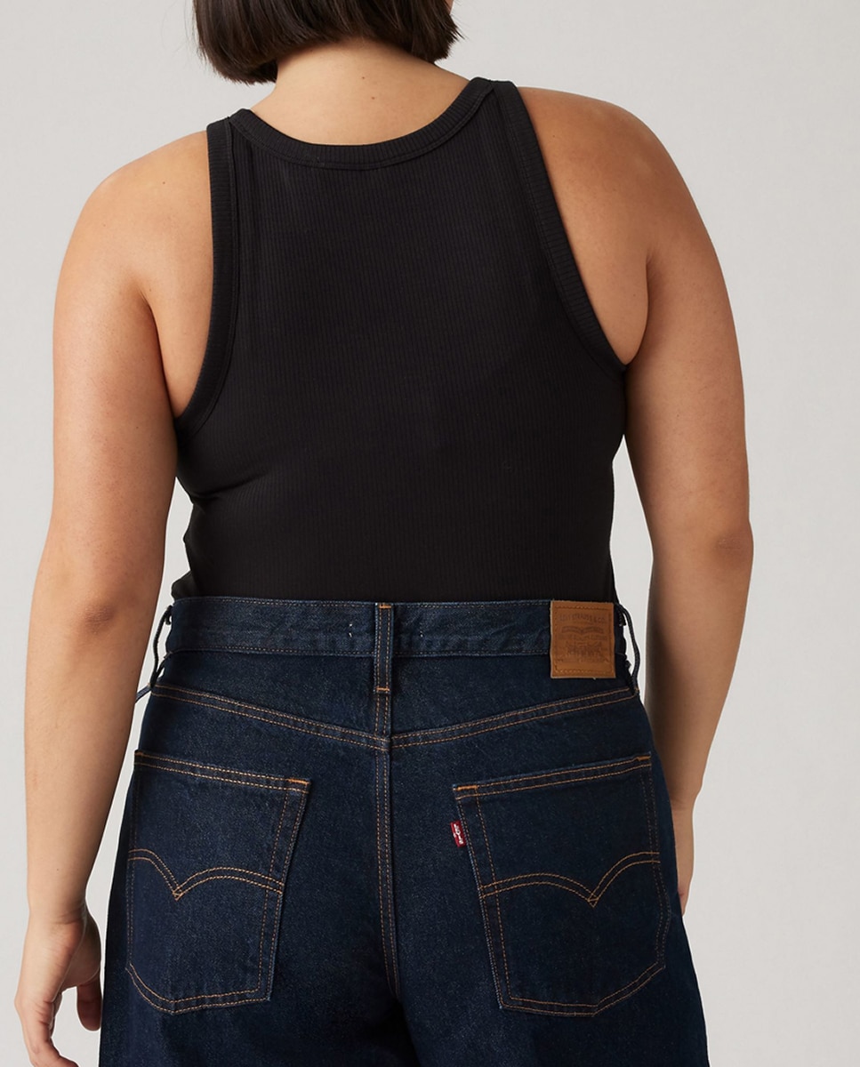 Jeans Straight XL Straight™ de Cintura Média Azul-índigo-5