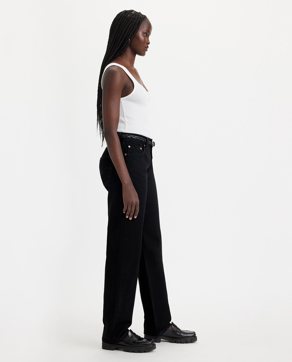 Jeans Straight 501® 90s Preto-4