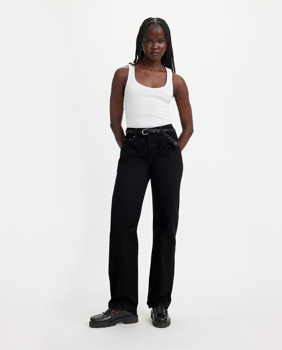 Jeans Straight 501® 90s Preto-5
