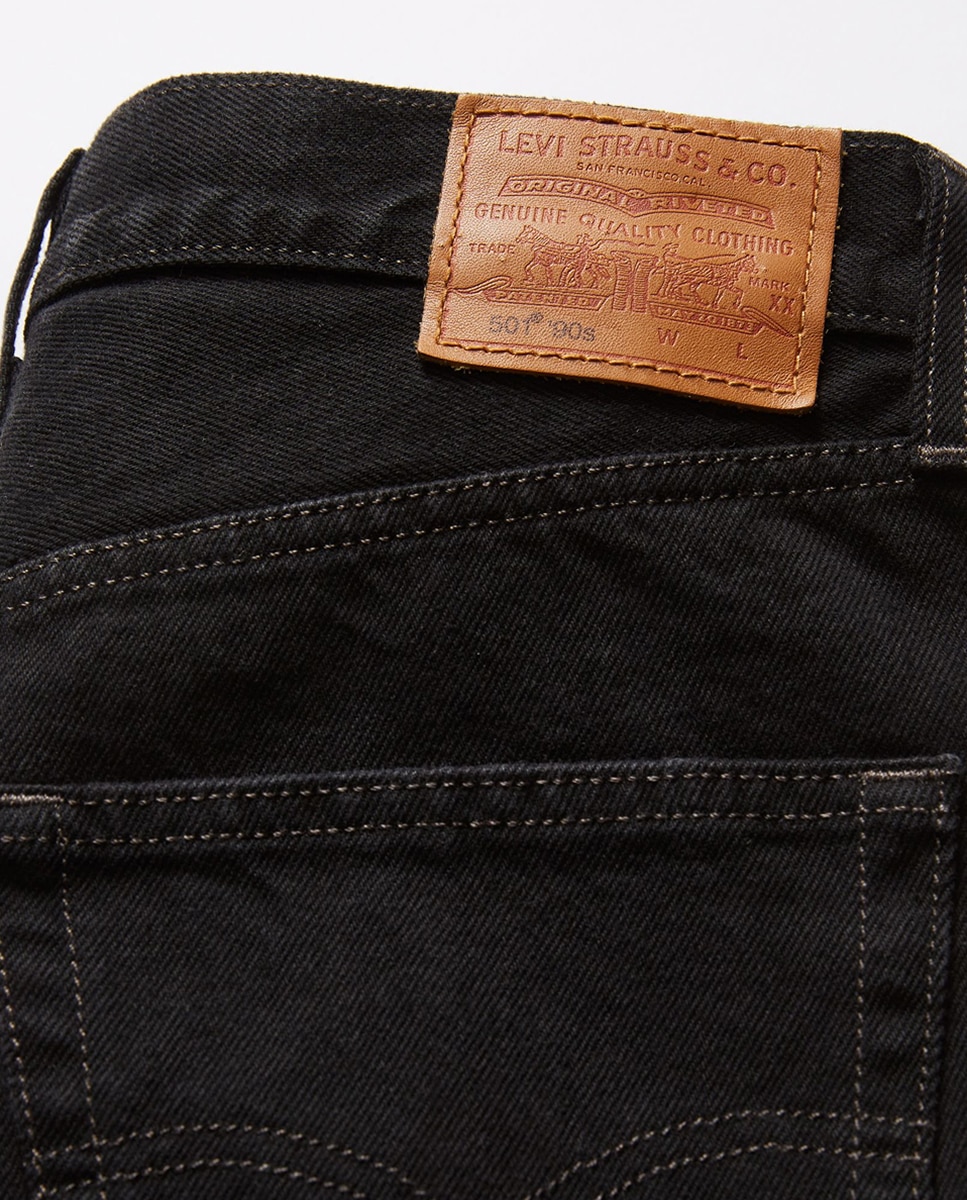 Jeans Straight 501® 90s Preto-7