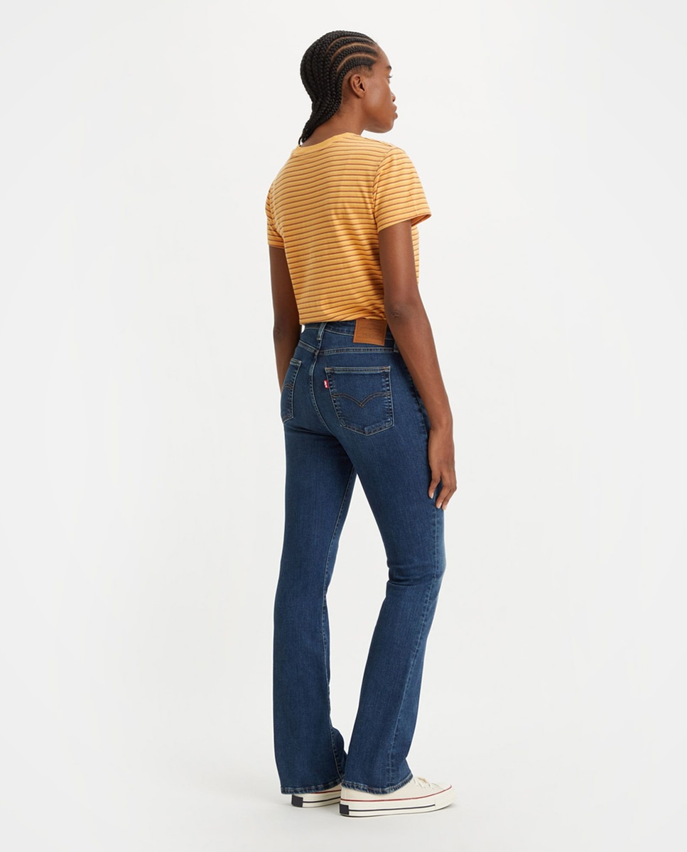 Jeans à Boca de Sino 725™ High Rise Bootcut de Cintura Subida Azul-marinho-2