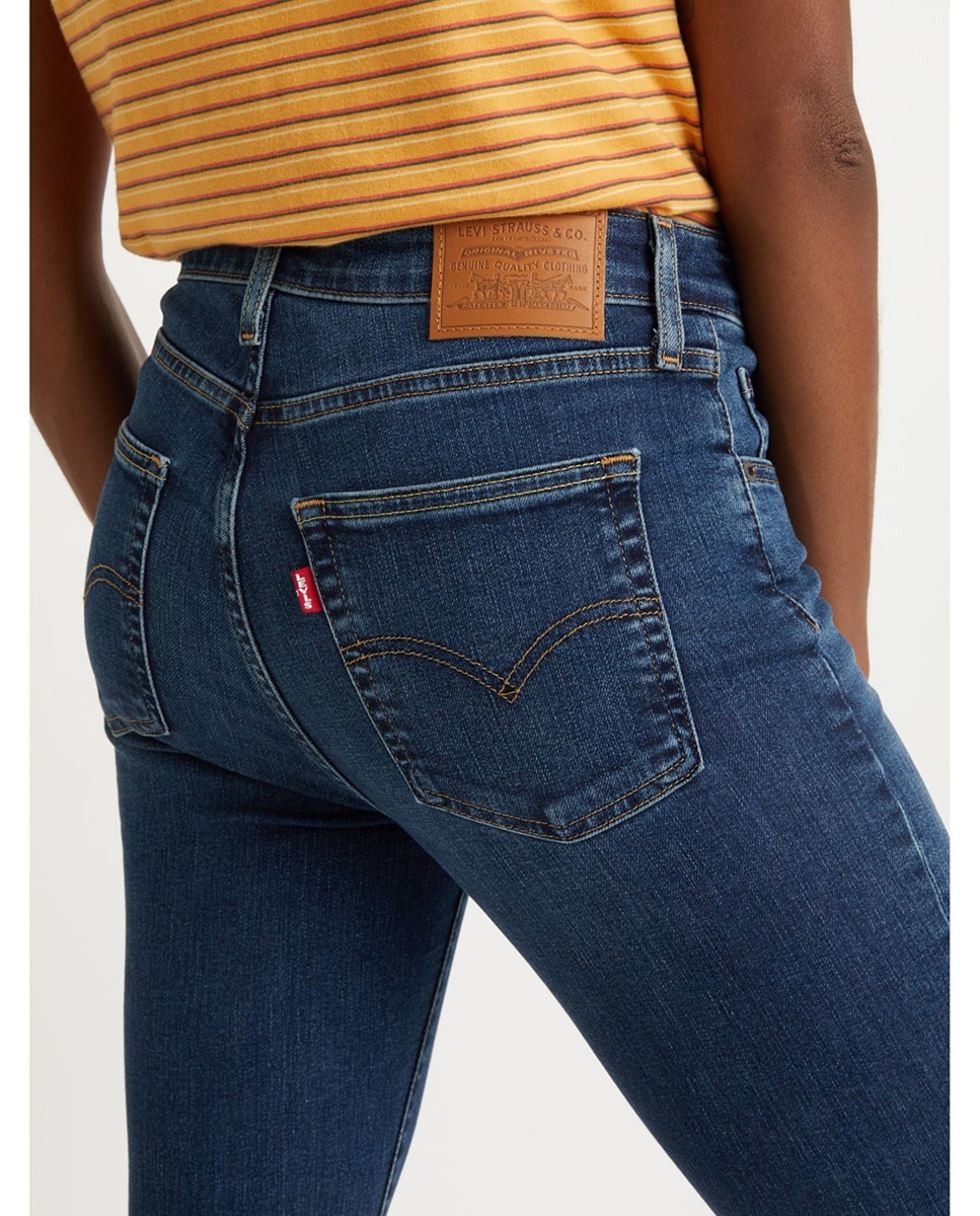 Jeans à Boca de Sino 725™ High Rise Bootcut de Cintura Subida Azul-marinho-5