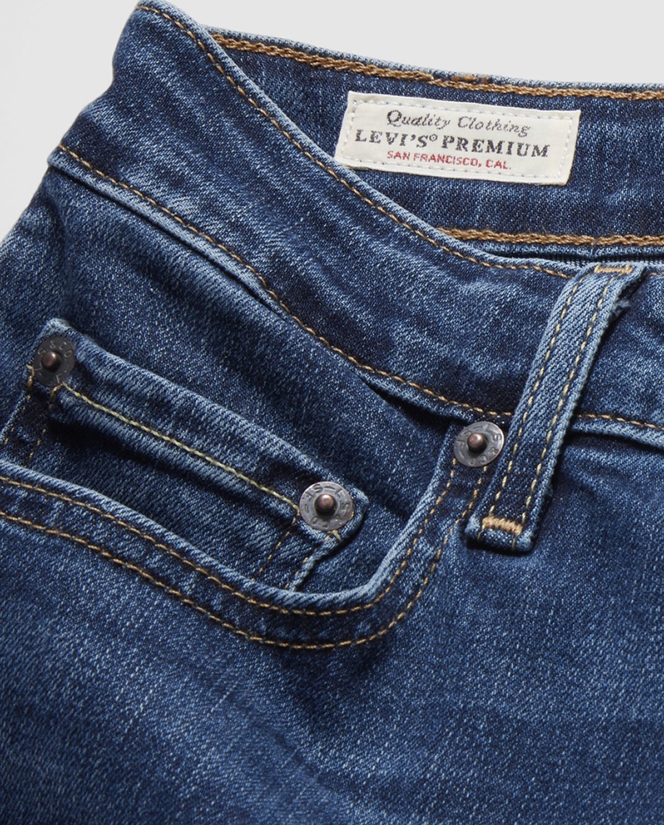 Jeans à Boca de Sino 725™ High Rise Bootcut de Cintura Subida Azul-marinho-8