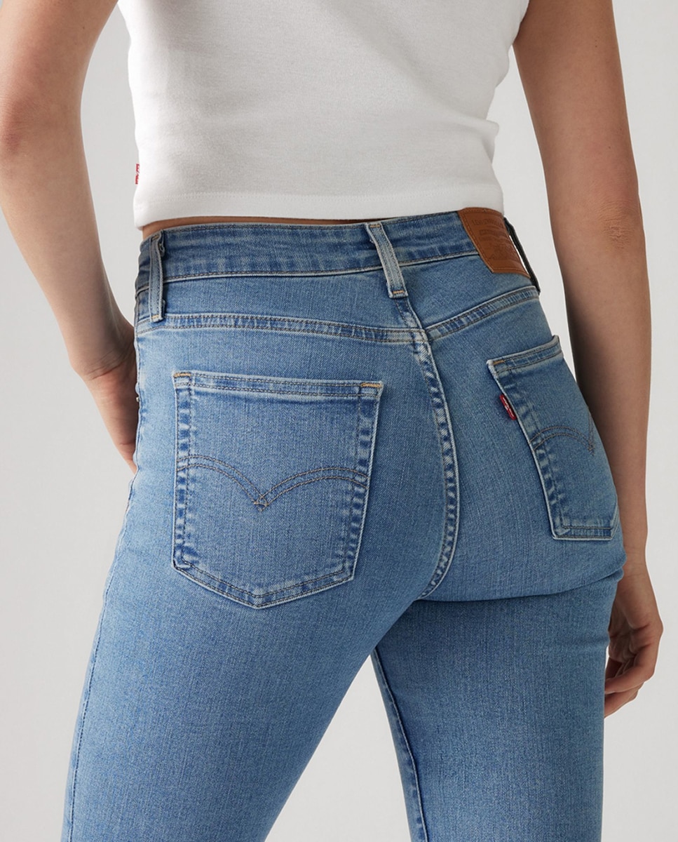 Jeans Skinny 721™ High Rise Skinny de Cintura Subida Azul-claro-3