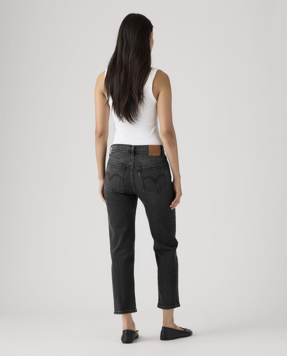 Jeans Straight 501® Crop Cinzento-escuro-2