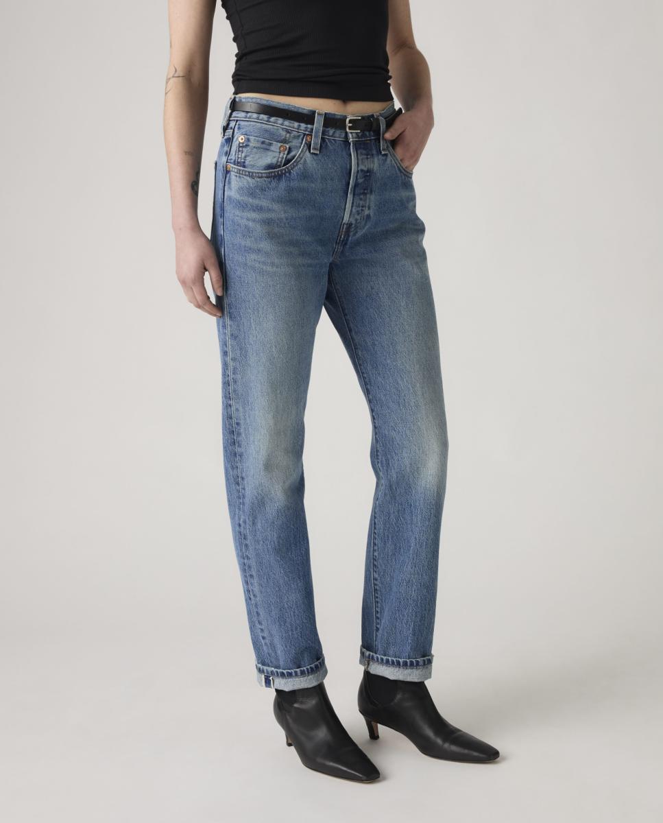 Jeans Straight 501® Jeans for Women Azul-3
