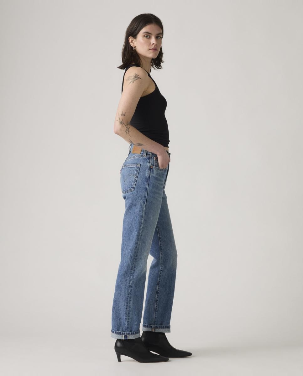 Jeans Straight 501® Jeans for Women Azul-5
