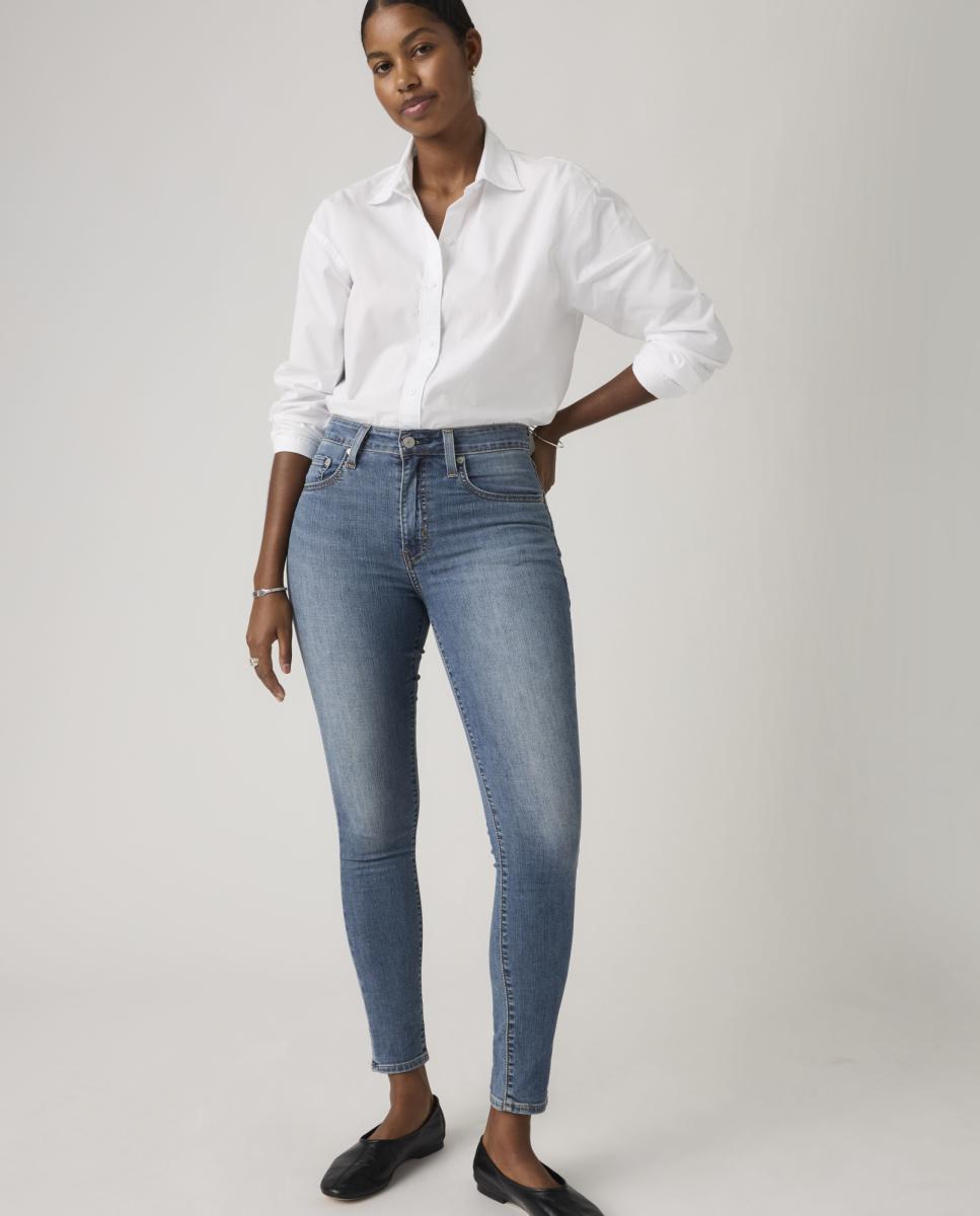 Jeans Skinny 721™ High Rise Skinny de Cintura Subida Azul-7