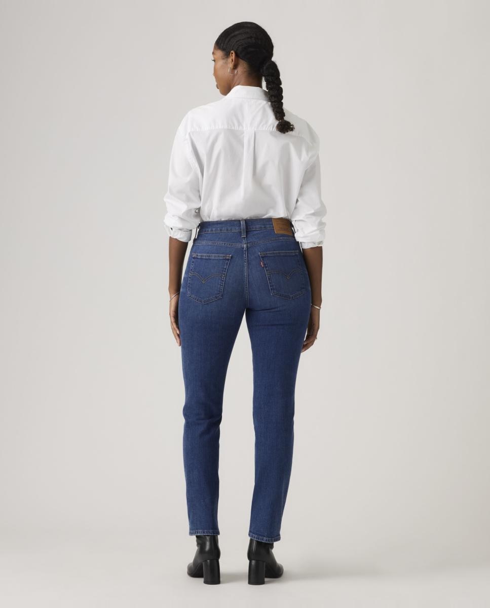 Jeans Straight 724™ High Rise de Cintura Subida Azul-2