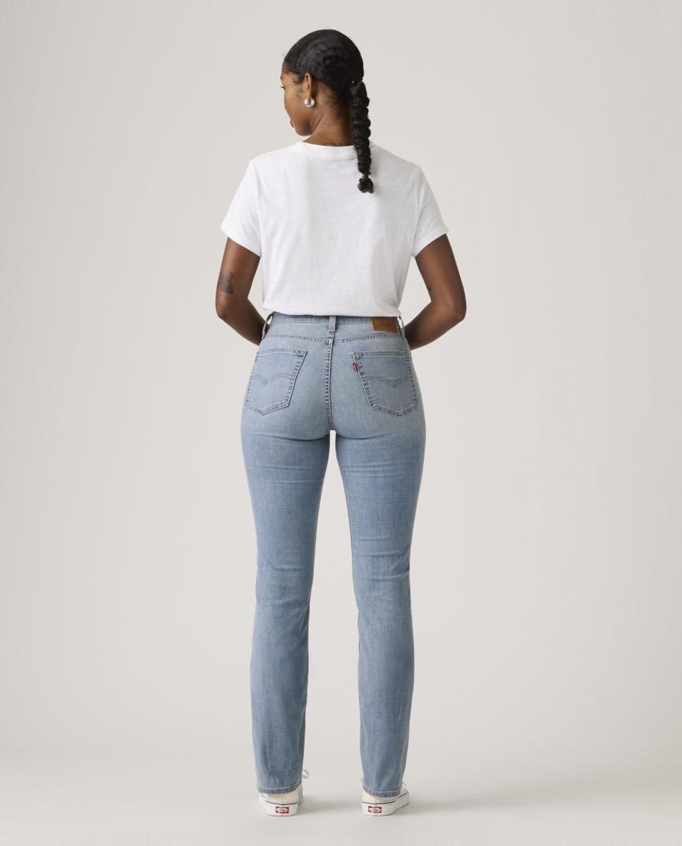 Jeans Straight 724™ High Rise de Cintura Subida Azul-claro-2