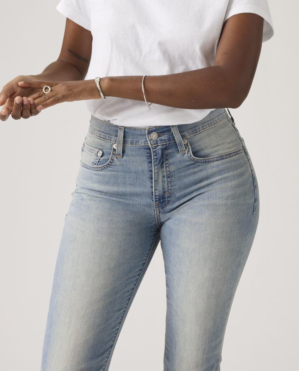Jeans Straight 724™ High Rise de Cintura Subida Azul-claro-3