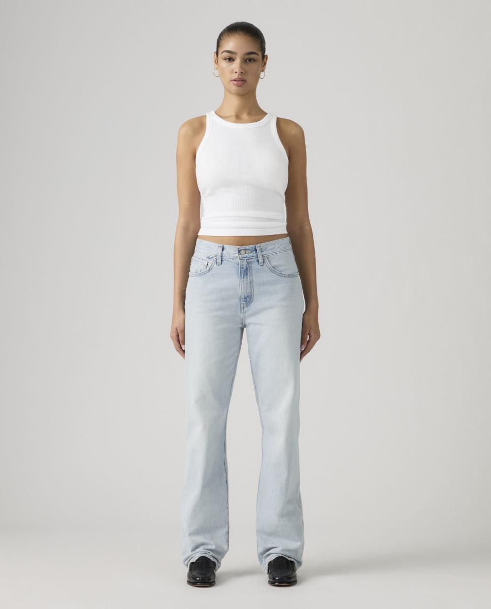 Imagem 0 de Jeans Straight Easy Dad com Cintura Subida